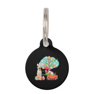 Dog Lover Labrador Retriever Easter Day Pet Tag