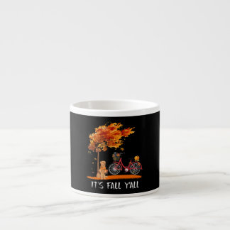 Dog Lover | Labrador Retriever It's Fall Y'all Espresso Cup