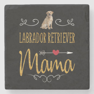 Dog Lover Labrador Retriever Mama Stone Coaster