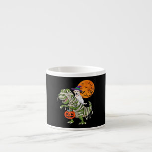 Dog Lover Labrador Retriever Riding Mummy T Rex Espresso Cup