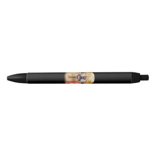 Dog Lover   Labrador Retriever USA Flag Black Ink Pen