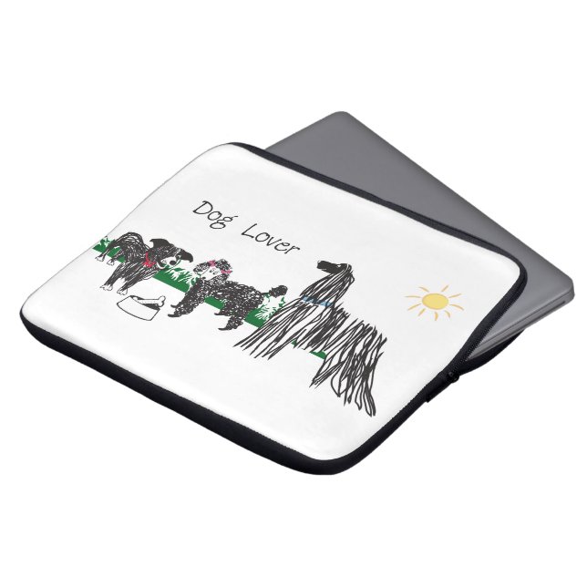 Dog Lover Laptop sleeve (Front Top)