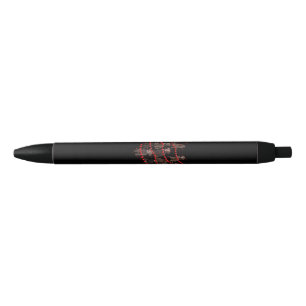 Dog Lover Love Heart Chocolate Labrador Valentine Black Ink Pen