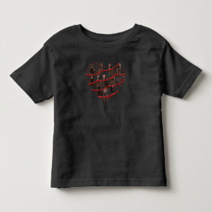 Dog Lover  Love Heart Chocolate Labrador Valentine Toddler T-Shirt