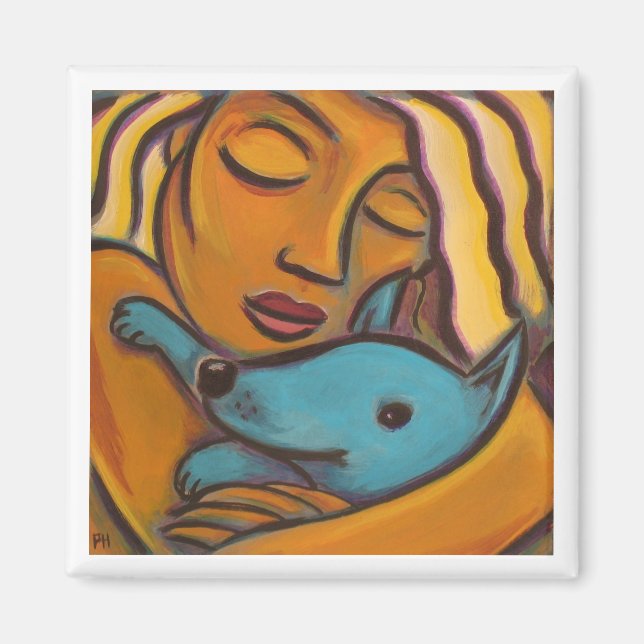 Dog lover magnet (Front)