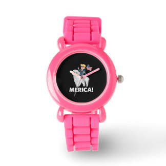 Dog Lover |Merica Trump Riding Maltese 4th Of July Watch