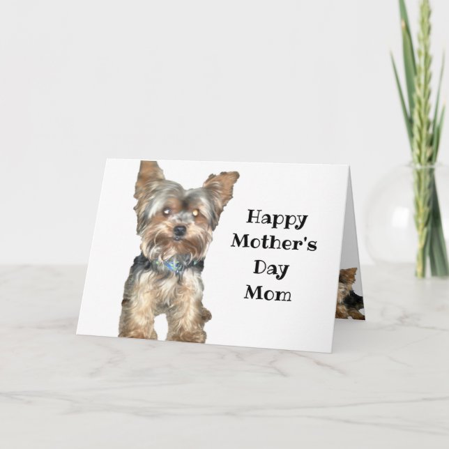 DOG LOVER MOTHER'S DAY  CARD (Front)