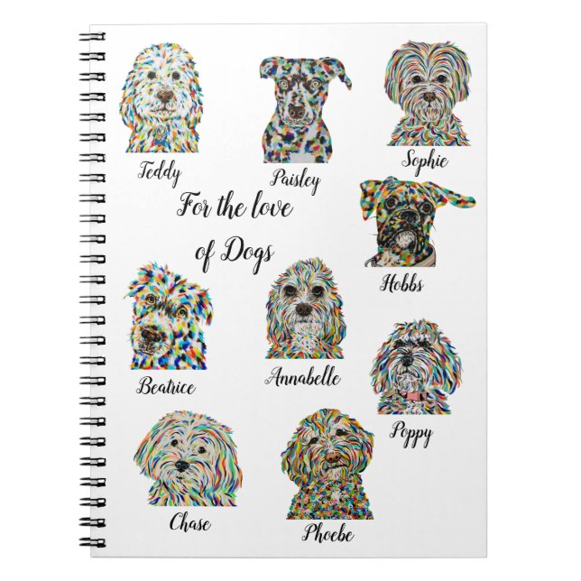 Dog Lover Notebook 6.50" x 8.75" (Front)