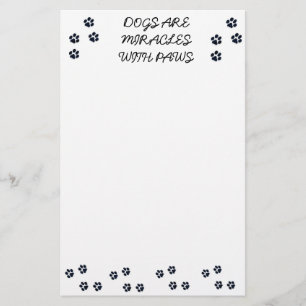 Dog lover notepad stationery