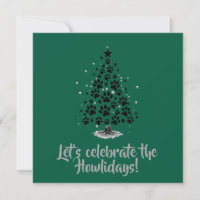 Dog Lover Paw Print Christmas Tree