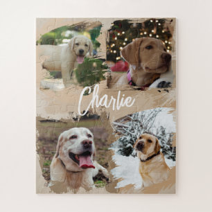 Dog Lover Photo Journey Keepsake Through the Years Jigsaw Puzzle