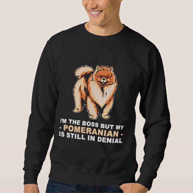 Dog Lover Pomeranian Sweatshirt (Front)