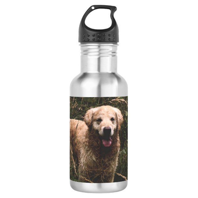 Dog lover product 710 ml water bottle (Front)