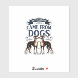 Dog Lover Quote Vintage Engraving Hound Typography