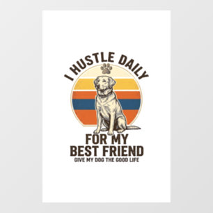 Dog Lover Shirt Vintage Engraving Hard Work for My