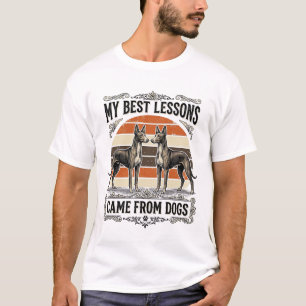 Dog Lover Shirt Vintage Hounds Wisdom Quote Design