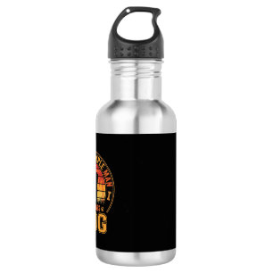 Dog Lover Simple Man Retro Sunset 532 Ml Water Bottle