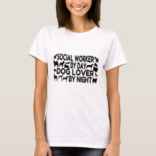 Dog Lover Social Worker T-Shirt