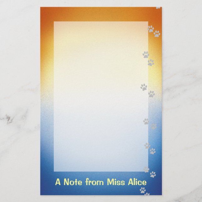 Dog lover Stationery (Front)