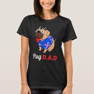 Dog Lover  Summer Beach Sunglasses Funny Pug Dad T-Shirt