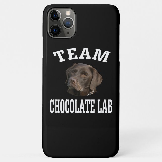 Dog Lover | Team Chocolate Labrador Retriever Case-Mate iPhone Case (Back)