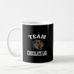 Dog Lover Team Chocolate Labrador Retriever Coffee Mug
