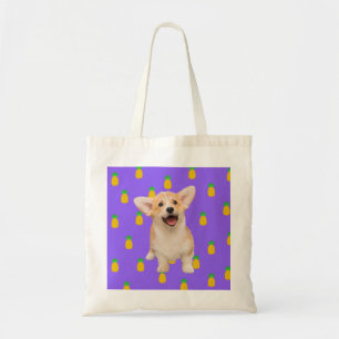 Dog lover tote bag funny dog face picture bag cool