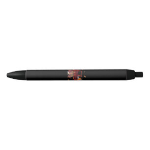 Dog Lover Truck Plaid Carrying Labrador Autumn Black Ink Pen