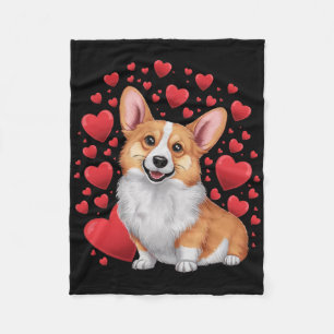 Dog Lover Valentine's Day Gifts Uni Adults And Kid Fleece Blanket