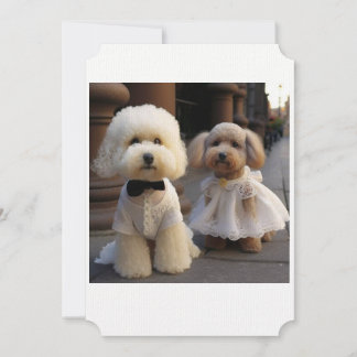 Dog Lover Wedding Card