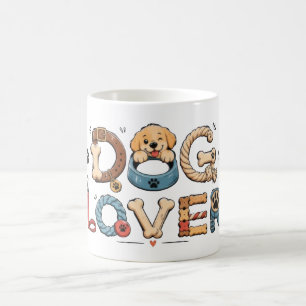 Dog Lover Word Art Coffee Mug