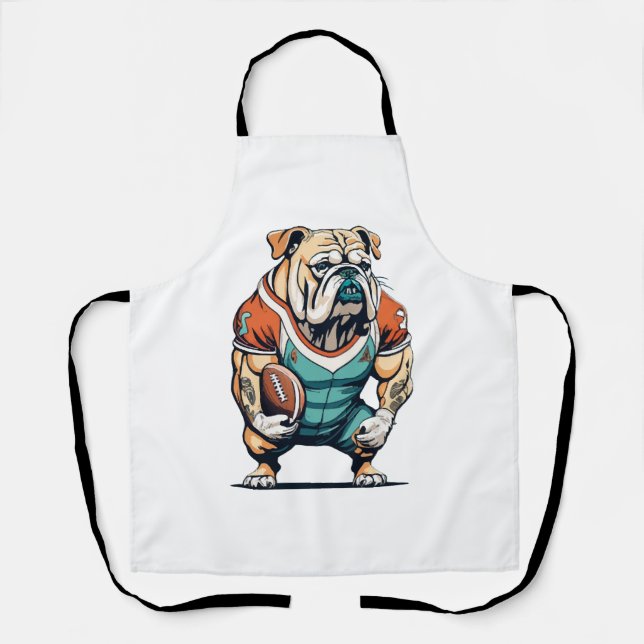 Dog Lovers Basketball Player Apron (Front)