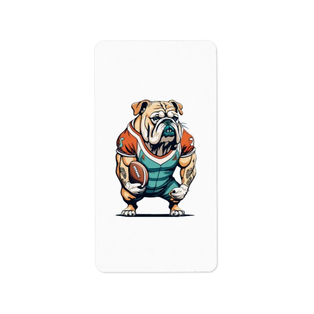 Dog Lovers Basketball Player Label (Front)