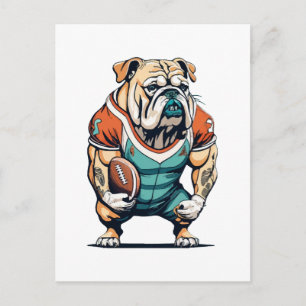 Dog Lovers Basketball Player Postcard