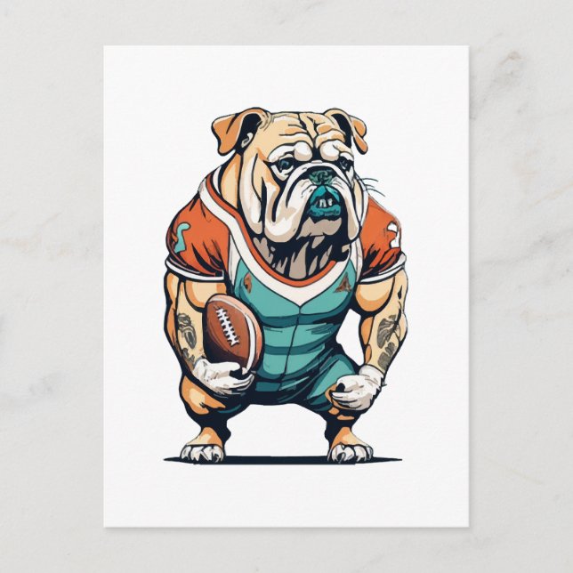 Dog Lovers Basketball Player Postcard (Front)