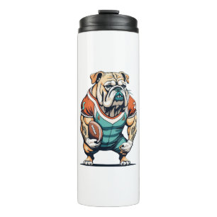 Dog Lovers Basketball Player Thermal Tumbler