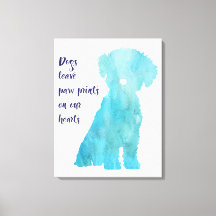 Dog lovers Bichon Frise style contemporary print
