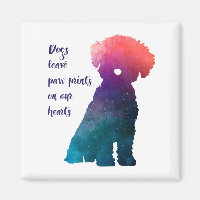 Dog lovers Bichon Frise style contemporary print