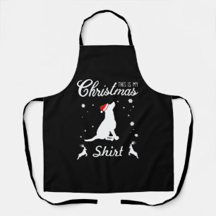 Dog Lovers Christmas Dogs Apron