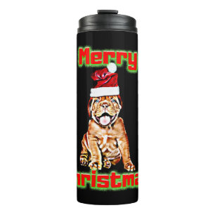 Dog Lovers christmas gift design Thermal Tumbler
