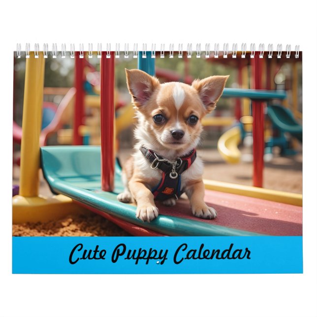 Dog Lovers Cute Puppy Calendar (Cover)