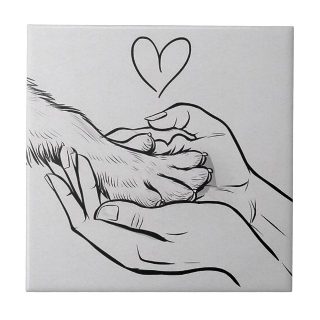 Dog Lovers / Dog lovers Ceramic Tile (Front)