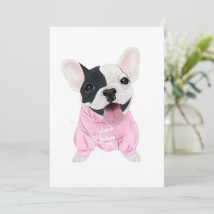 Dog Lovers Just Love Me, Love Dog Holiday Card