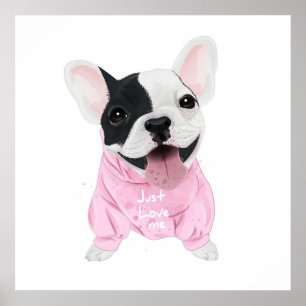 Dog Lovers   Just Love Me, Love Dog Poster