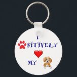 Dog-lover's Keychain<br><div class="desc">Declare your love for your furry companion while out and about.</div>