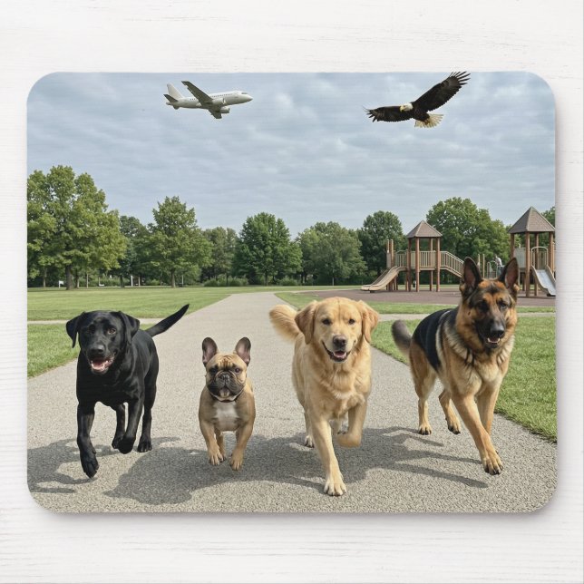 Dog Lovers Mouse Pad (Front)