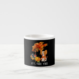 Dog Lovers Papillon It's Fall Y'all Espresso Cup