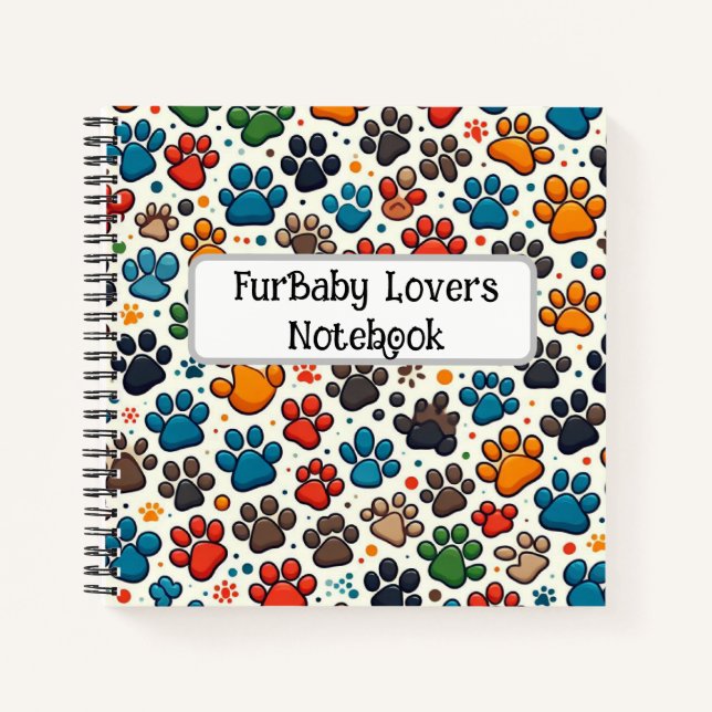 Dog Lover's Spiral Notebook (Front)
