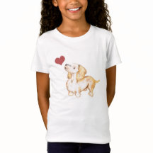 dog lovers Winnie the Dachshund youth shirt