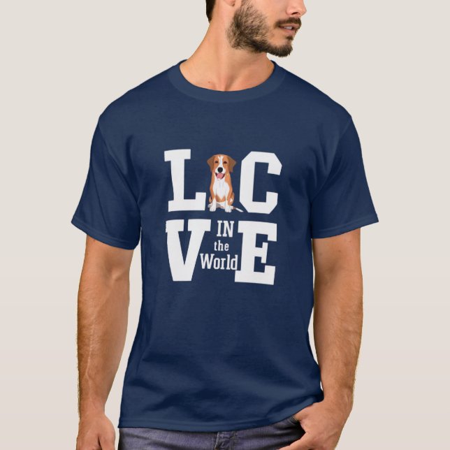 Dog Loves You T-Shirt (Front)
